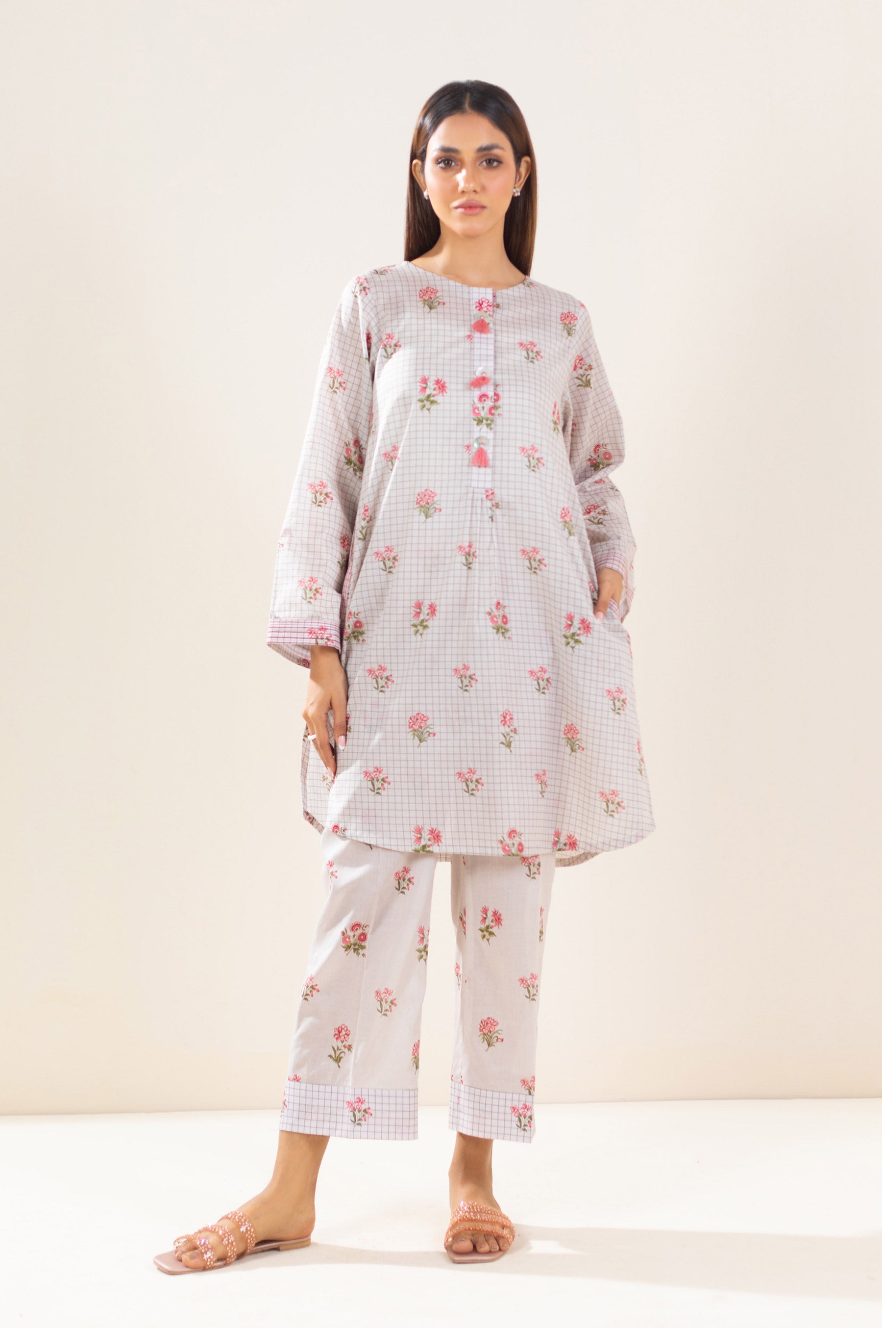 Stitched 2 Piece Printed Lawn Suit